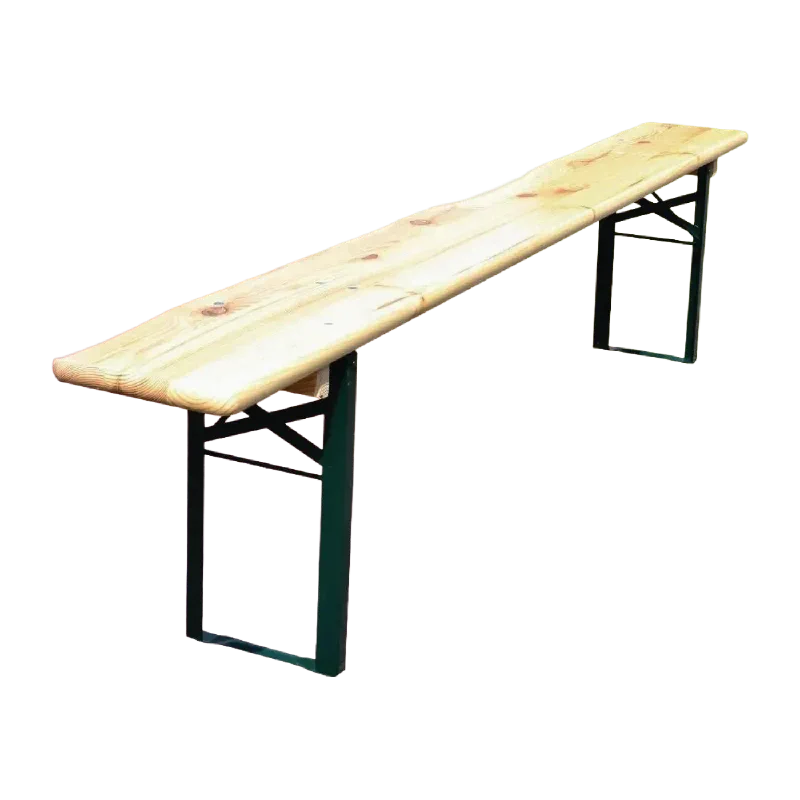 Rental of folding wooden bench for events