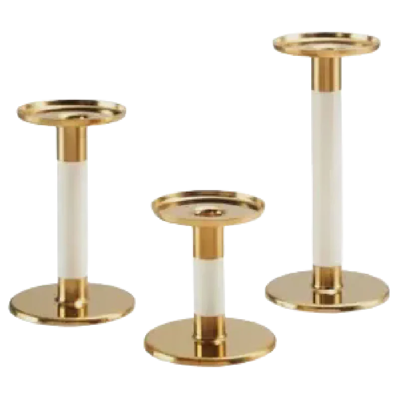 Location de bougeoirs et chandeliers (lot de 3) pour événements