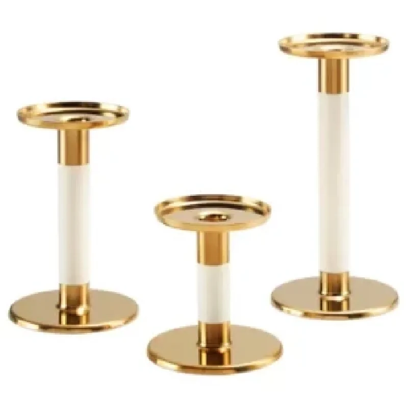 Rental of candlesticks and candlesticks (set of 3) for events