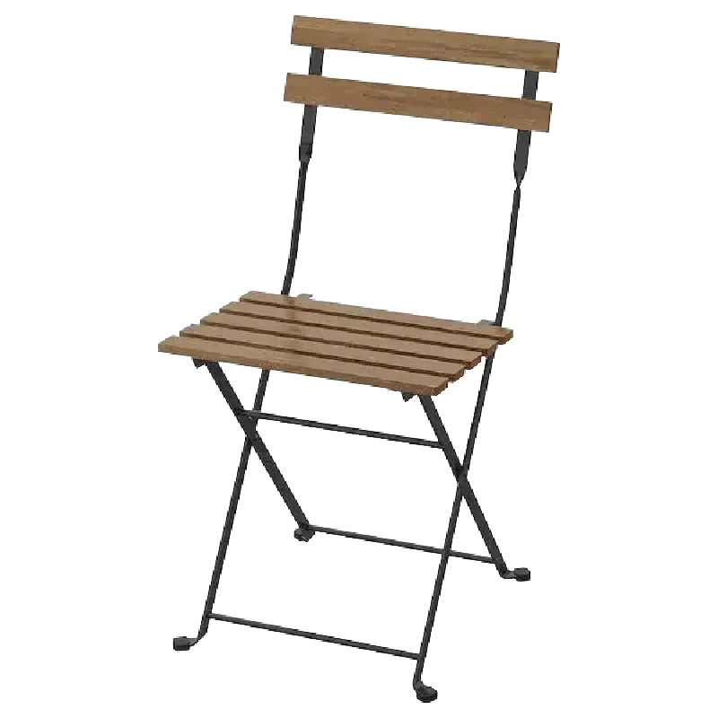 Location de chaise pliante à lattes en bois pour événements