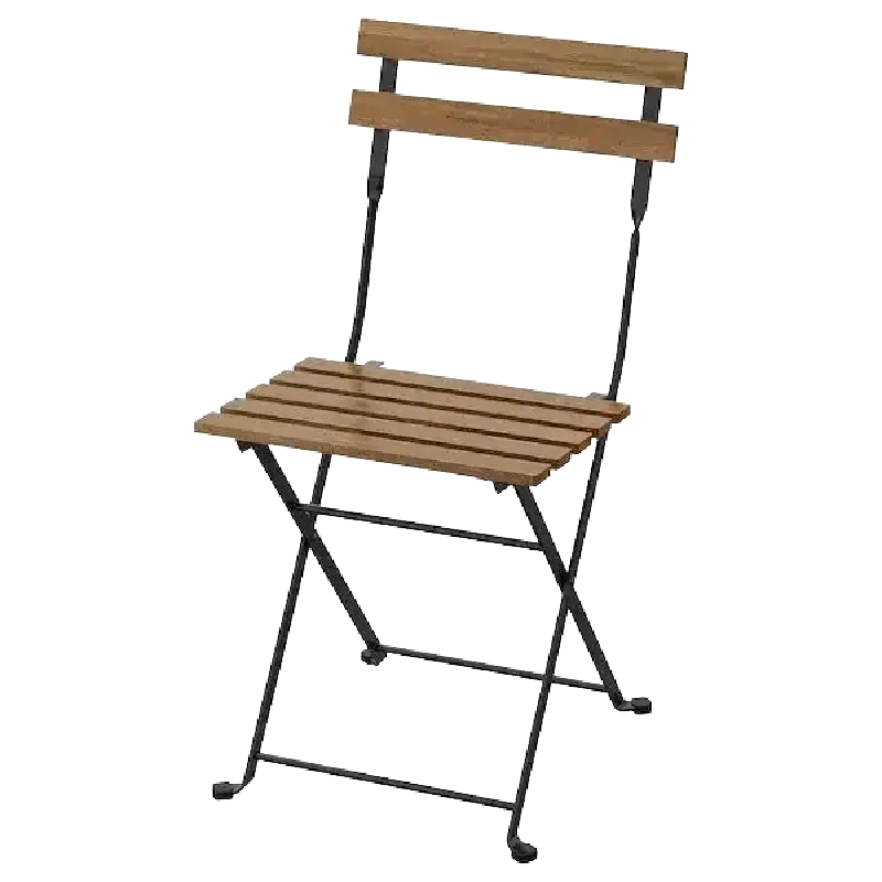 Rental of folding wooden slatted chair for events