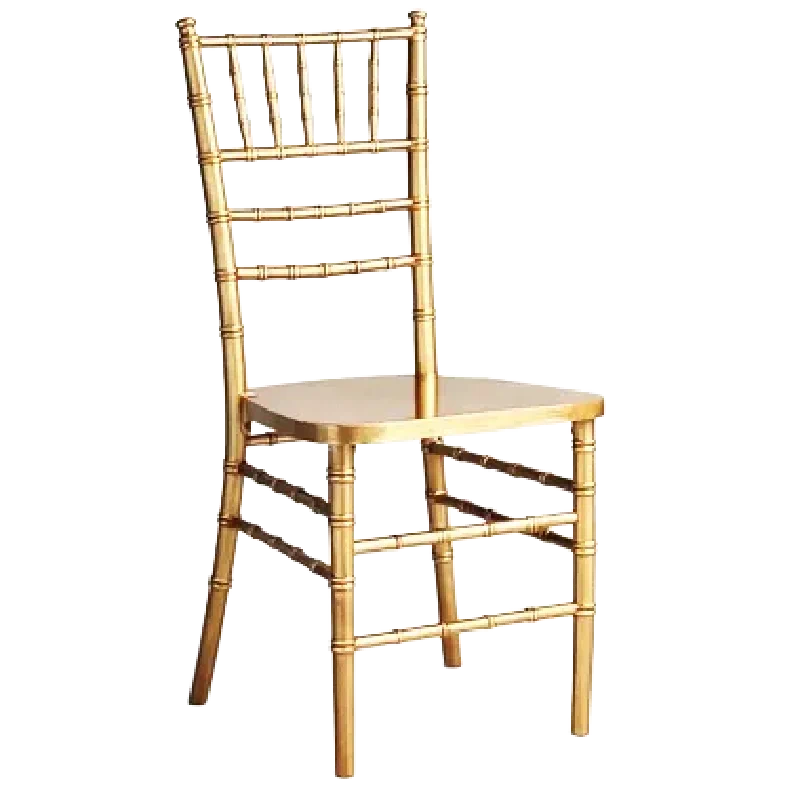 Rental of golden tiffany chairs for events