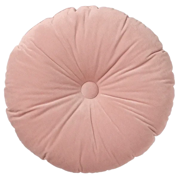 Location de coussin de sol rond rose pour événements