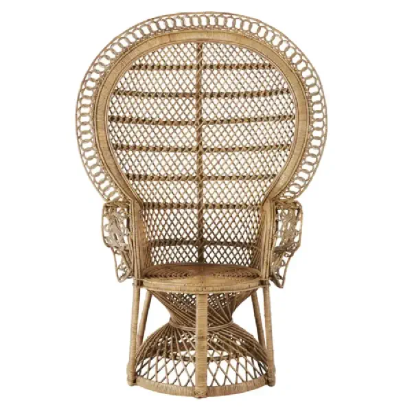 Fauteuil en rotin Emmanuelle Teinté