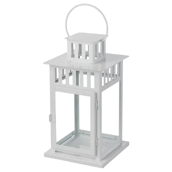 Location de lanterne square blanche pour événements