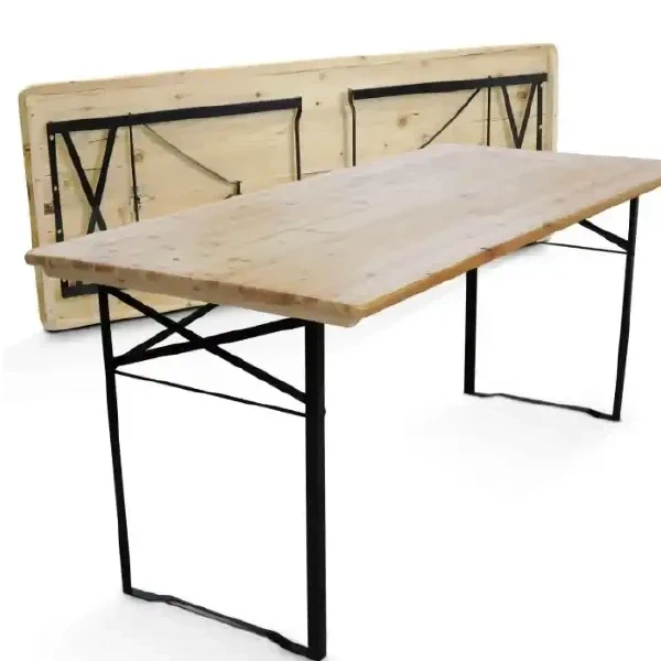 Table pliable en bois