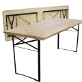 Rental of folding wooden table for events