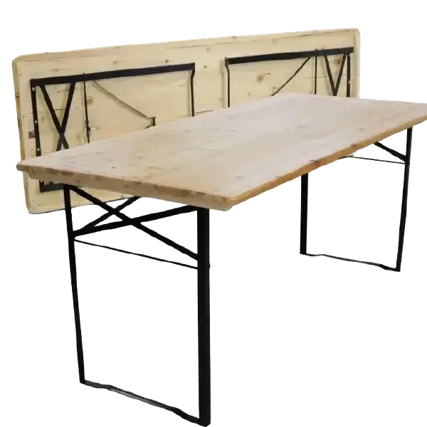 Location de table pliable en bois pour événements