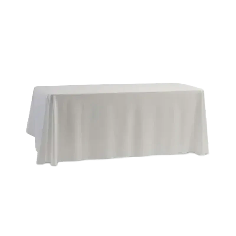 Location de nappe rectangulaire blanche pour événements