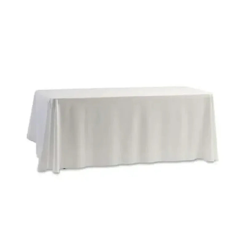 Rental of white rectangular tablecloth for events