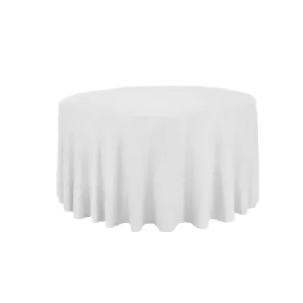 Location de nappe ronde blanche pour événements