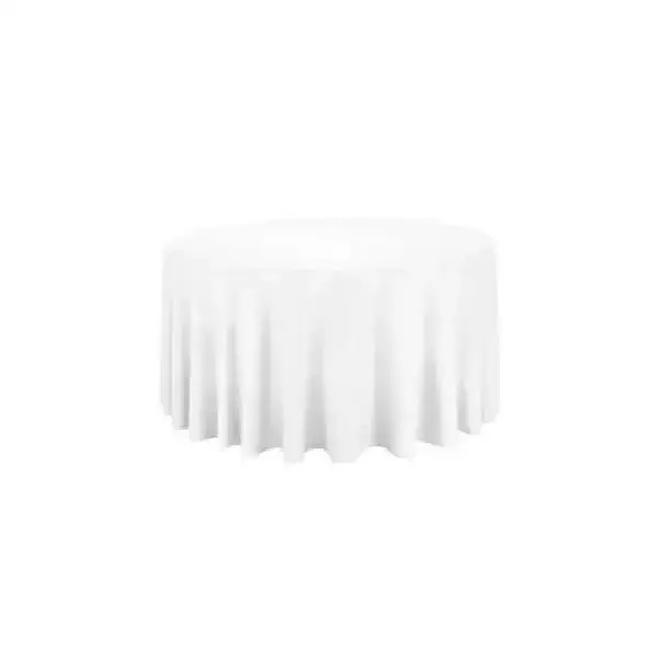 Nappe ronde blanche