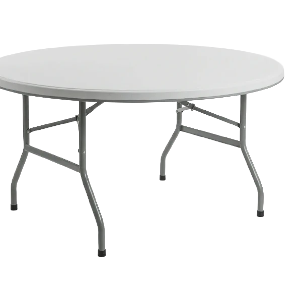Location de table ronde 180cm (10 à 12 personnes)