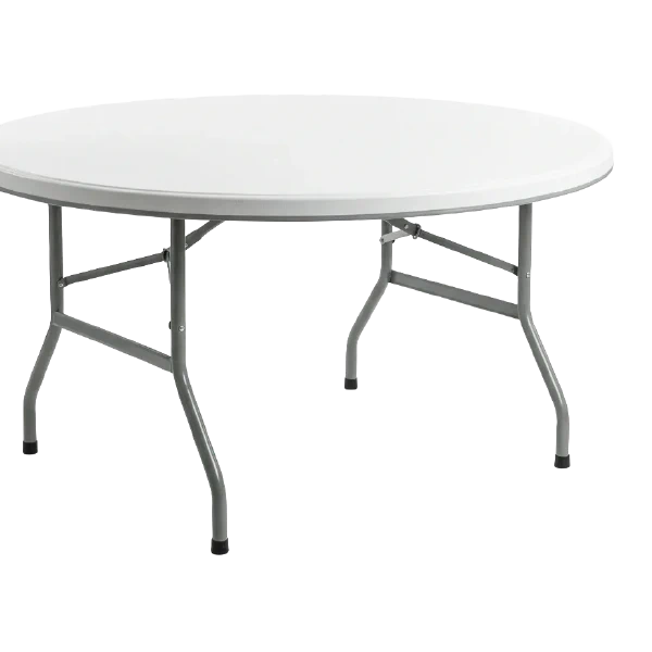 Location de table ronde 180cm (10 à 12 personnes)