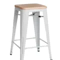 Tabouret de bar Indus Blanc