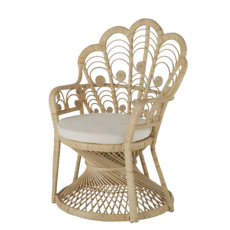 Location de trone en rotin enfant/adulte pour événements