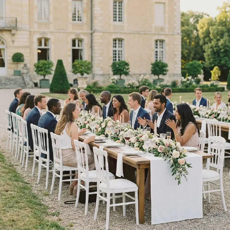 Une réception Chic, Classique ou Romantique