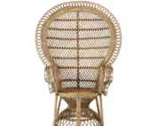 Fauteuil en rotin Emmanuelle teinté