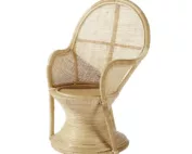 Trone en rotin enfant