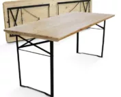 Table en bois pliante