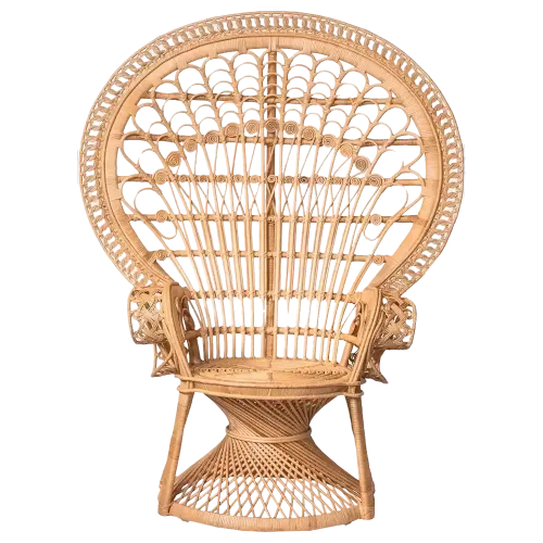 fauteuil en rotin emmanuelle ou peacock
